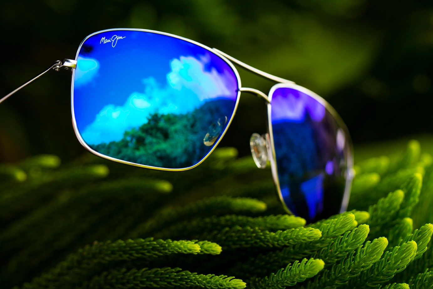 Maui Jim Gafas de sol polarizadas estilo aviador para hombre y mujer