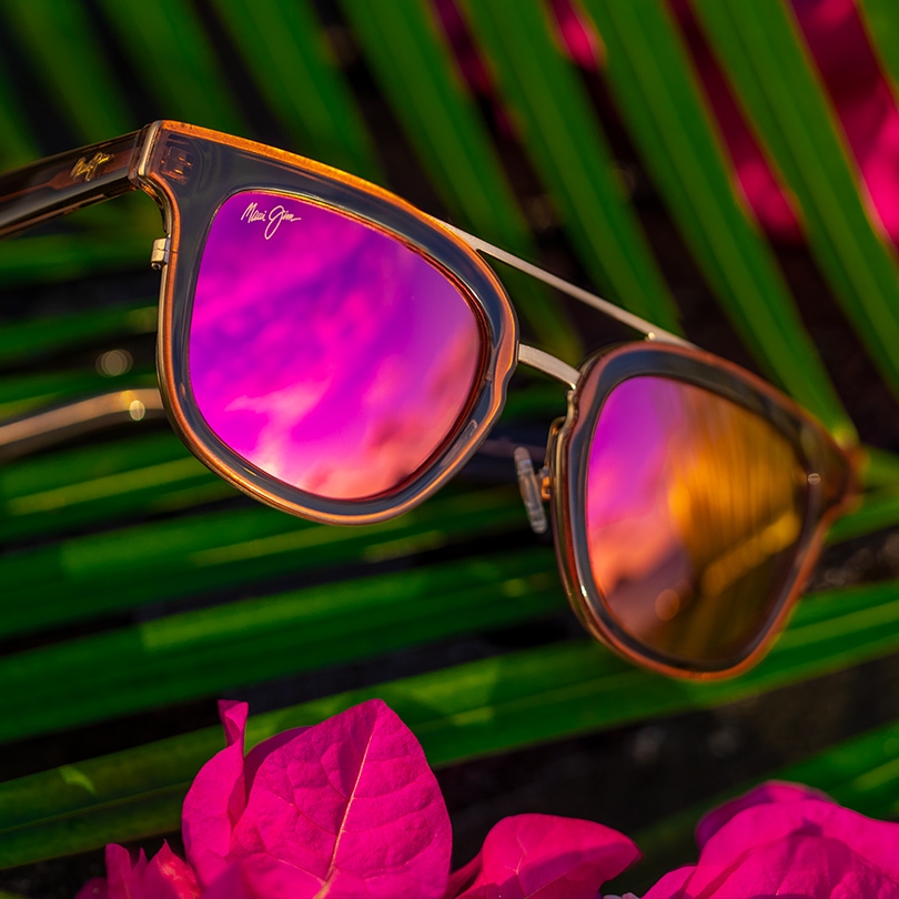 MAUI Sunrise - Sonnenbrille | Pink Mirror Jim® Maui