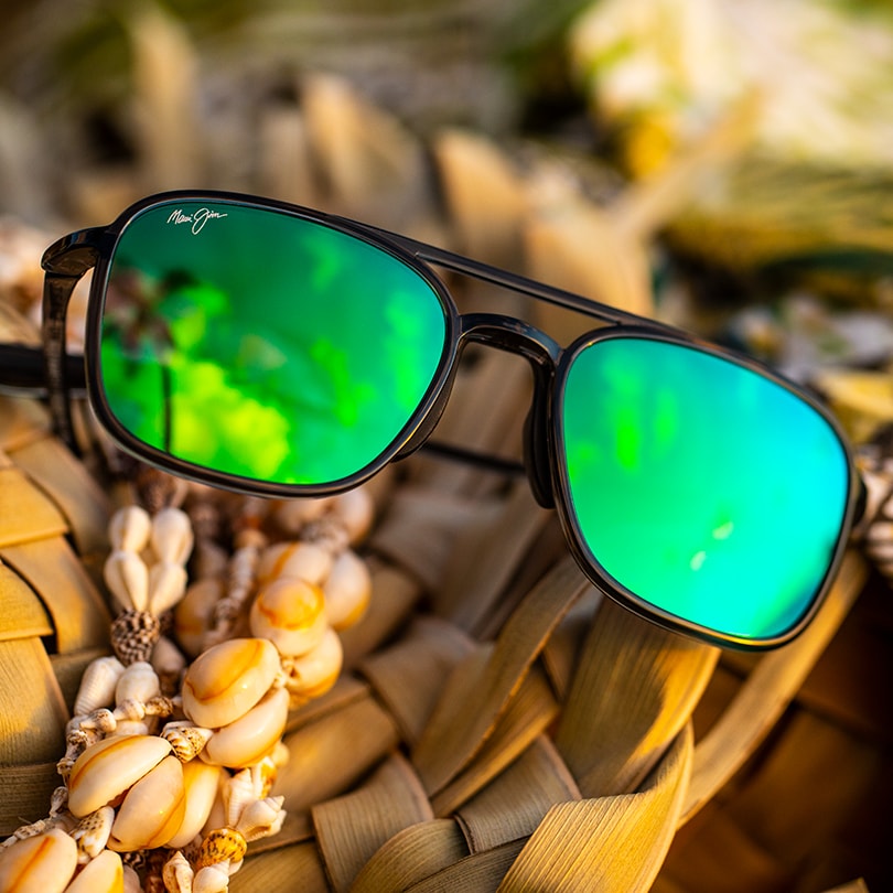 MAUIGreen - Green Mirror Sunglasses