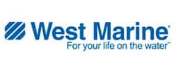 logo di west marine for your life on the water