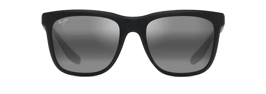  Maui Jim Men's and Women's Black Coral Polarized Rectangular  Sunglasses, Matte Black/Neutral Grey, Large : Clothing, Shoes & Jewelry